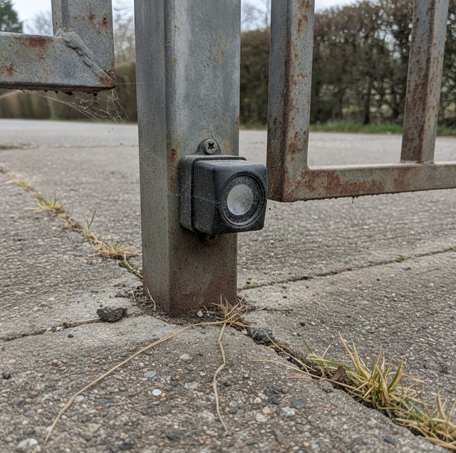wrought iron electric gate reversing mid motion